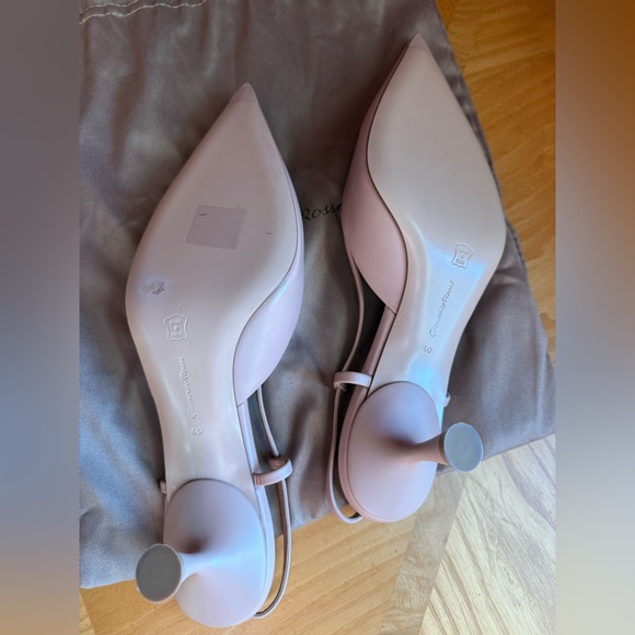 Gianvito Rossi ascent 55 sling back pump SZ 40 nude - Picture 14 of 15